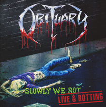 Carica l'immagine nel visualizzatore di Gallery, OBITUARY - Slowly We Rot - Live And Rotting * LP Ltd * RR75081-0781676750818