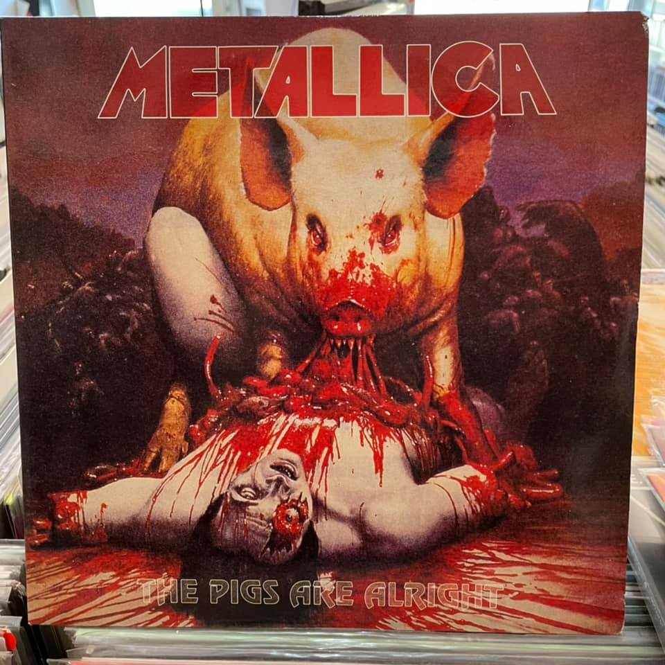 Metallica ‎– The Pigs Are Alright lp vinyl  Taurus Records 009 9113 usato ottima copia