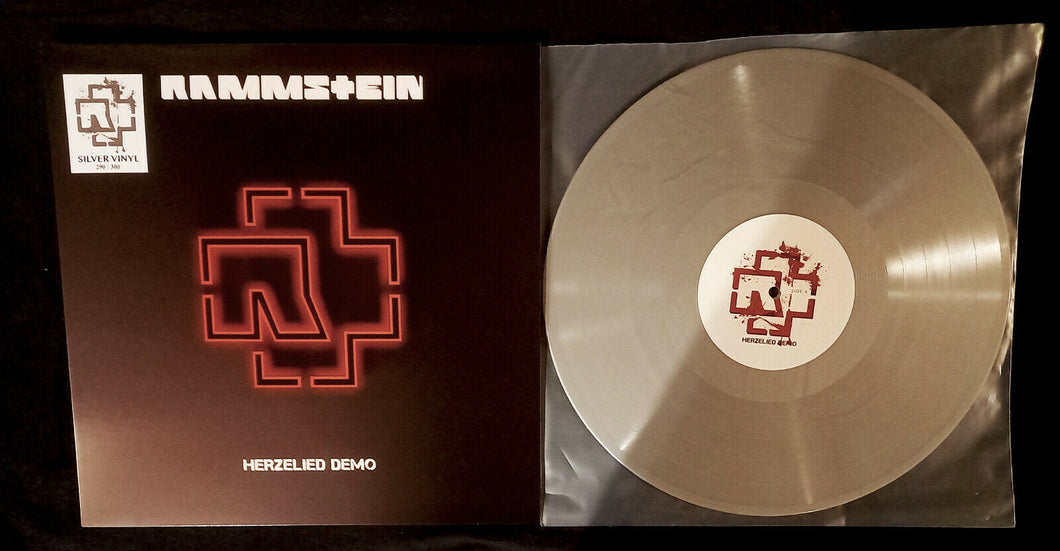 RAMMSTEIN LP HERZELEID DEMO Silver Vinyl (Numbered 097/300) MINT RARE NEW
