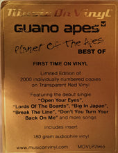 Carica l&#39;immagine nel visualizzatore di Gallery, 2xLP Guano Apes Planet Of The Apes TRANSPARENT RED VINYL, NUMBERED, 180G
