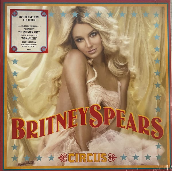 Britney Spears Circus Vinile Lp Colorato Rosso Nuovo e Sigillato