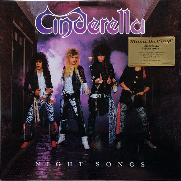 Cinderella – Night Songs MOVLP1579 EU Purple&Gold Vinyl LP Album Limited  SEALED