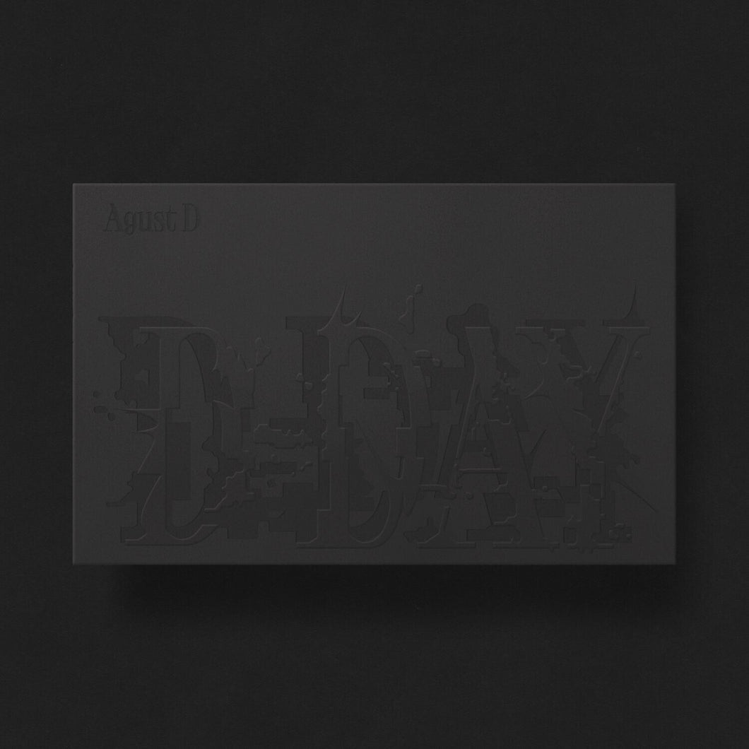 Agust D (Suga Of Bts) - d-day - cd box