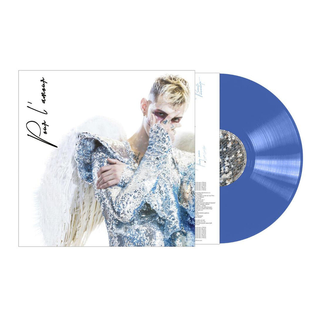 Achille Lauro Pour L'Amour Vinile Lp 180 Gr. Colorato Blu Trasparente Nuovo