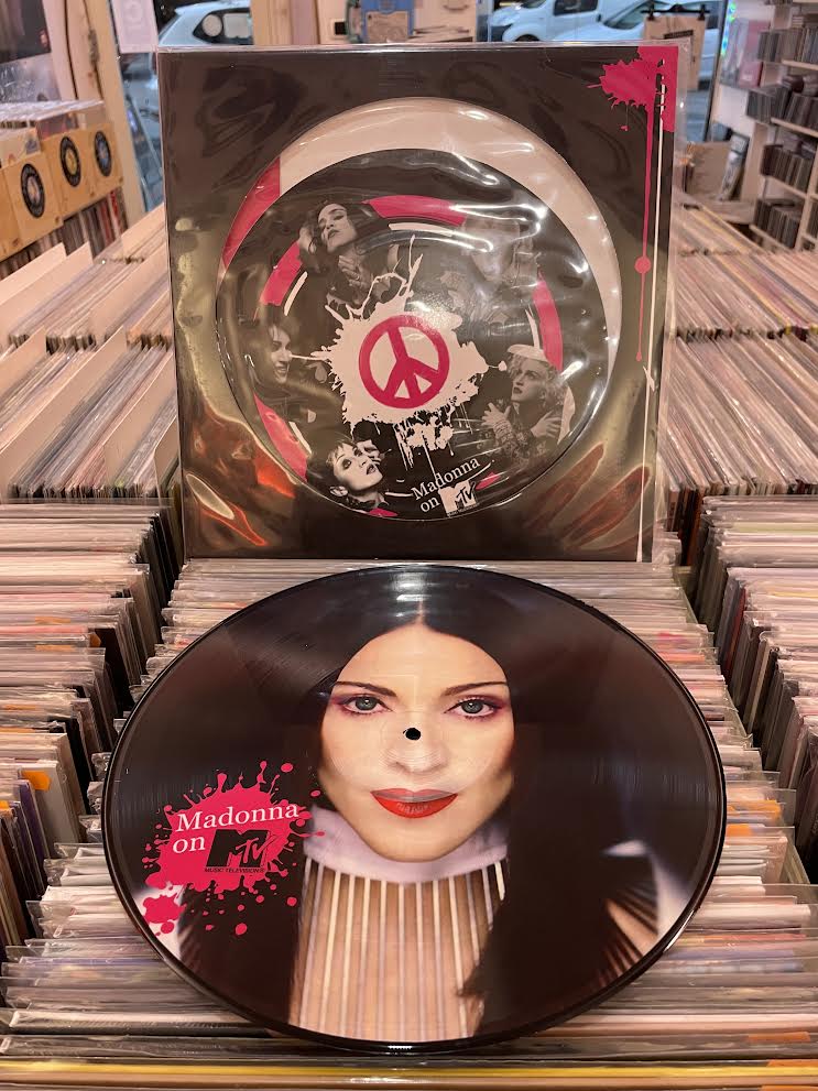 MADONNA ON MTV - PICTURE DISC  + POSTER - RARO!!!