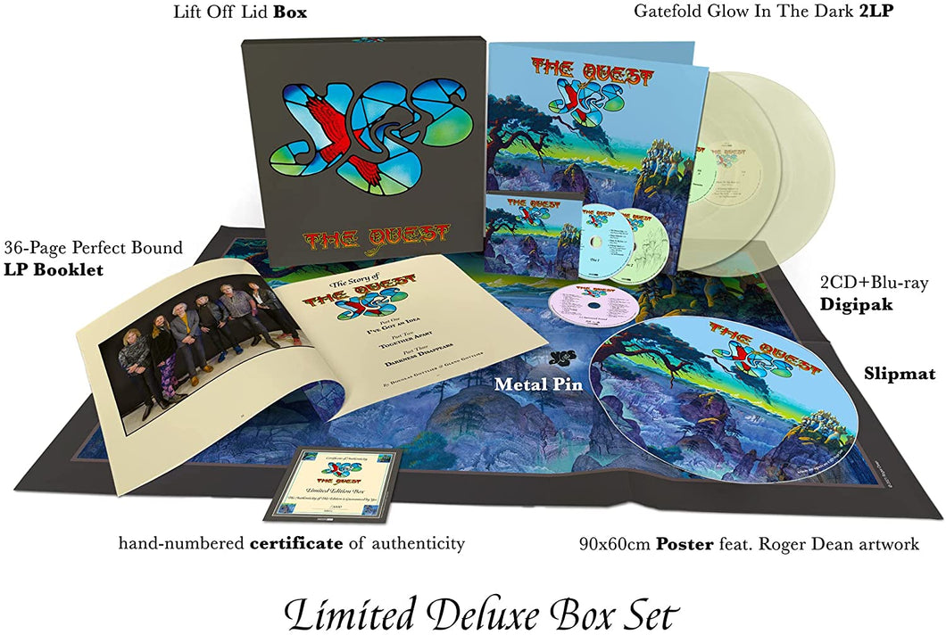 YES - The Quest (lim. ed.) (2021) 2 LP + 2 CD + Blu Ray vinyl sigillato