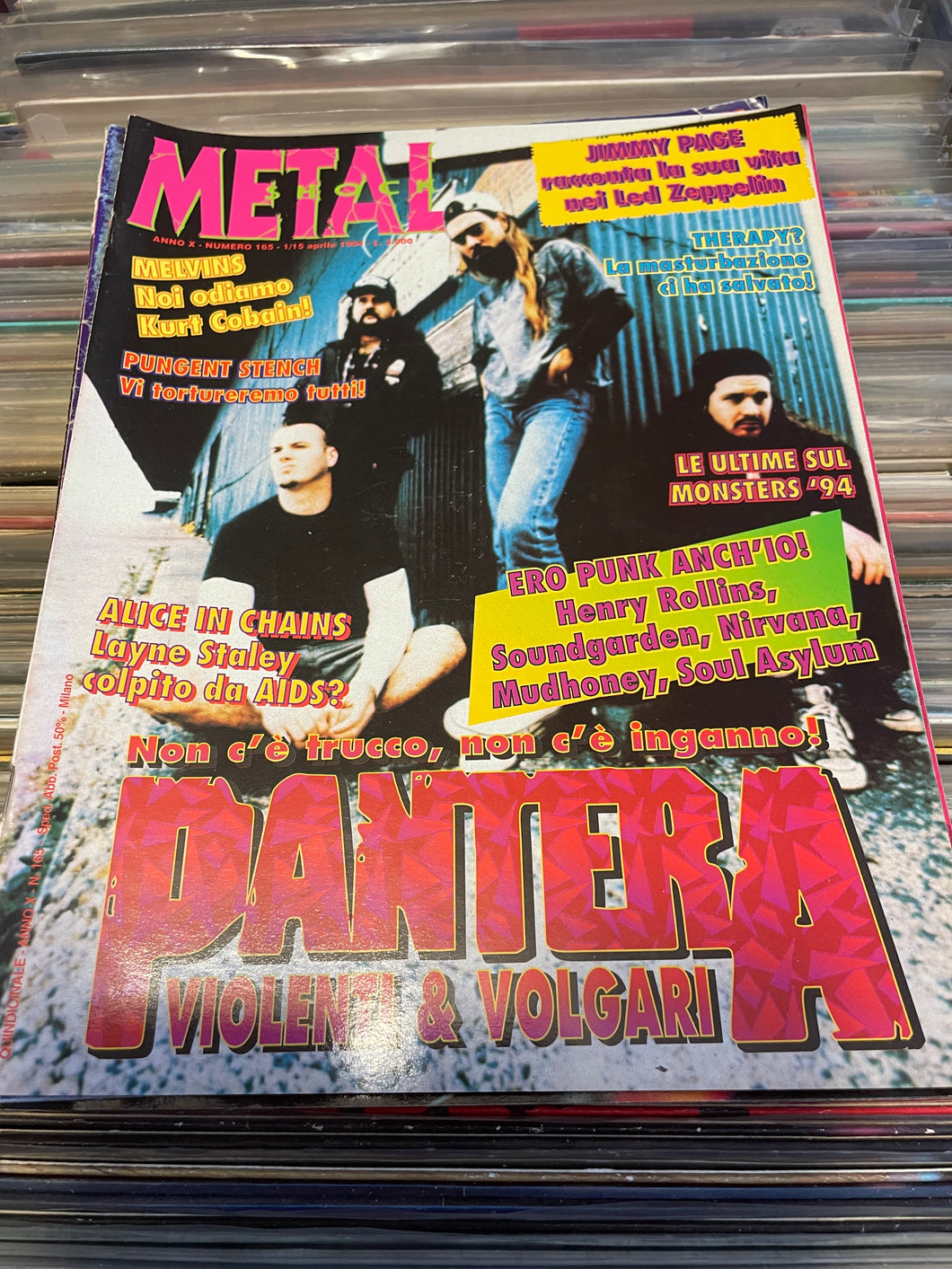 metal shock N°165 - aprile1994  (ottime condizioni)