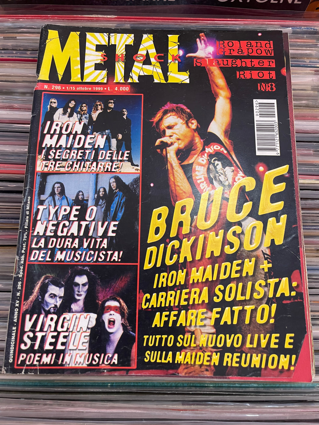 metal shock N°296 ottobre 1999
