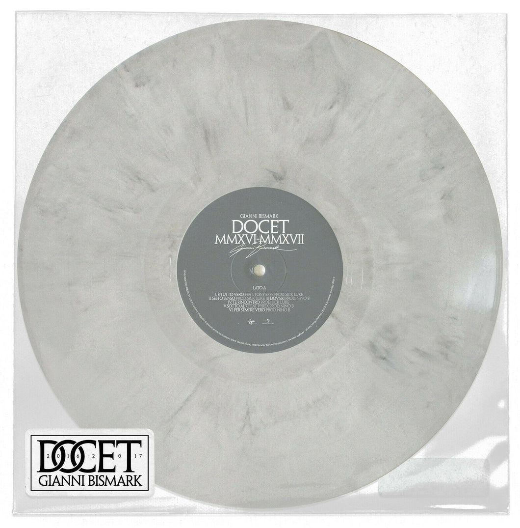 Bismark Gianni Docet 2016-2017 Vinile Lp Colorato Marmorizzato Autografato