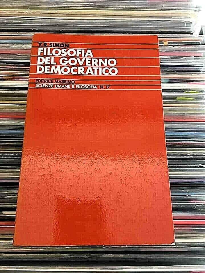Y.R.Simon FILOSOFIA DEL GOVERNO DEMOCRATICO