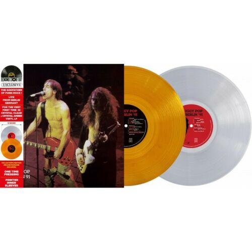 Pop Iggy Berlin 91 (Crystal Clear & Crystal Amber) -VINILE RSD2022